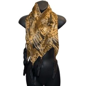 ZARA MLS animal print scarf